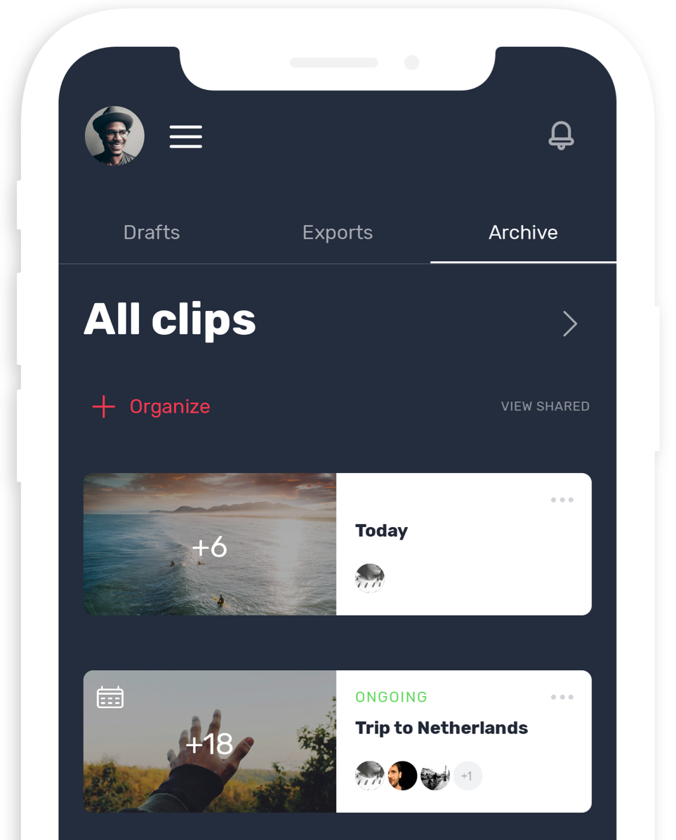 Shoot, edit and deliver
