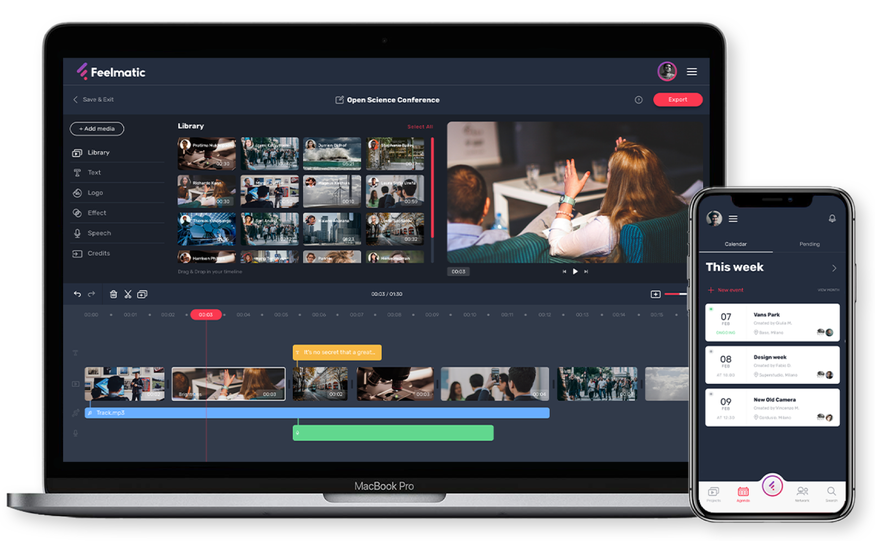 Shoot, edit and deliver