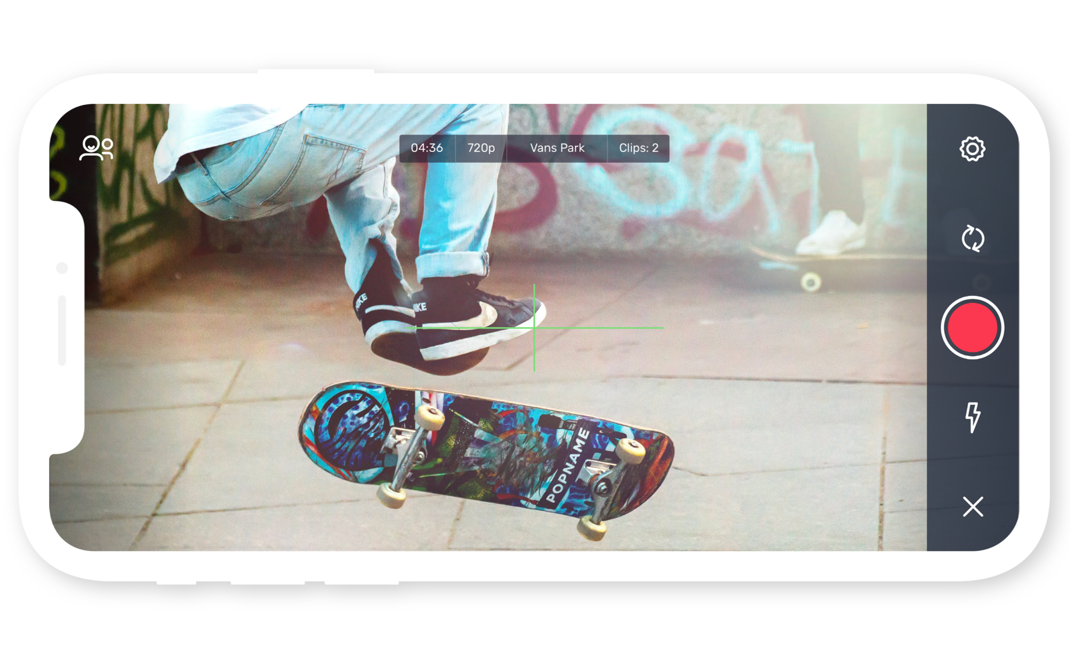 Shoot with the app
